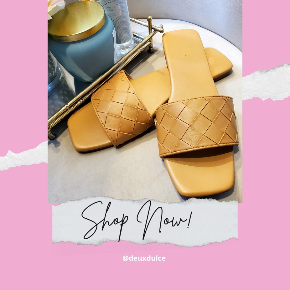 Woven Flat Sandals